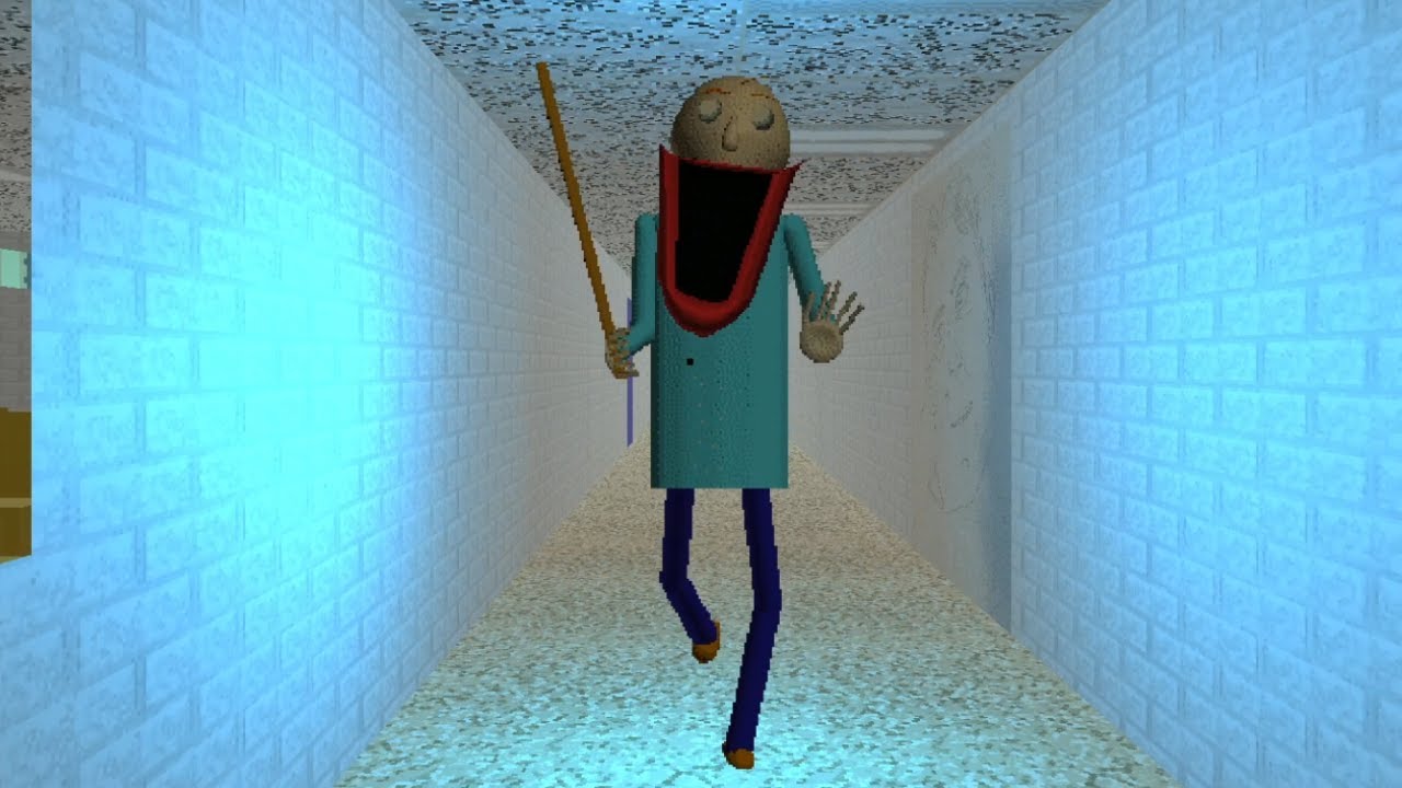 I Played The Early Version of Baldi's Basics - YouTube