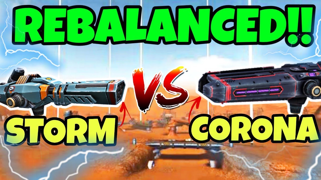 🔥CORONA VS STORM AFTER REBALANCE/NERF COMPARISON || WAR ROBOTS TEST SERVER ||