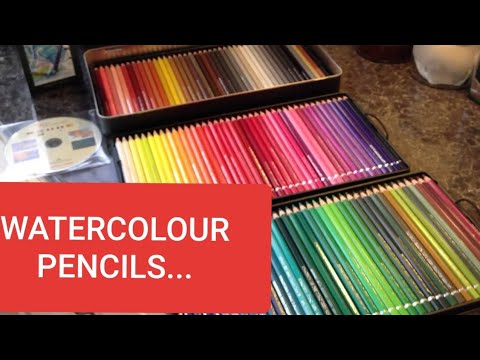 Watercolour Pencils 120 Colours In Faber Castell Artist Quality Range Hd Version Youtube