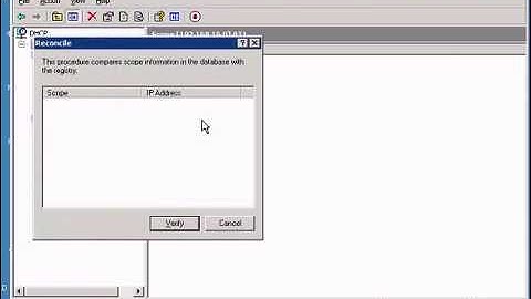 Reconcile DHCP scopes in Windows