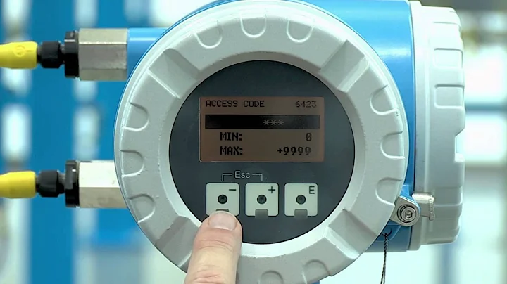 Setting up Empty Pipe Detection – Promass 83