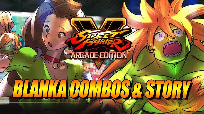 SFV - Blanka Story Mode! All Cutscenes In English/Japanese For