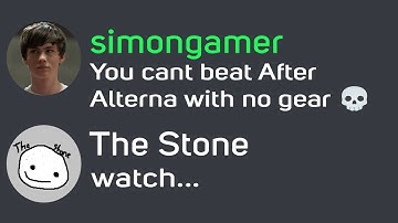 How I became the first person to beat After Alterna with NO UPGRADES