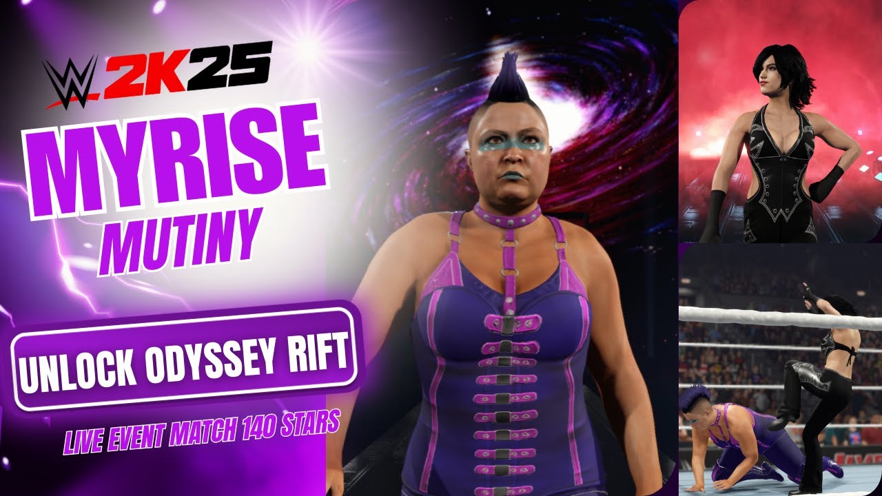 Unlock Odyssey Rift WWE 2K25 My Rise - YouTube