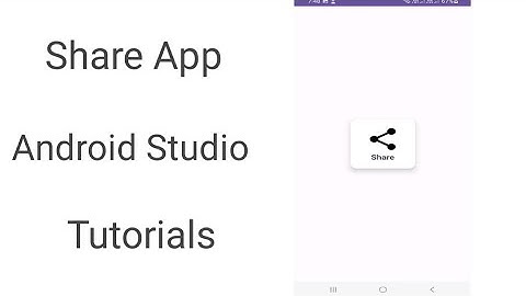 Creating a Share App in Android Studio | Step-by-Step Tutorial