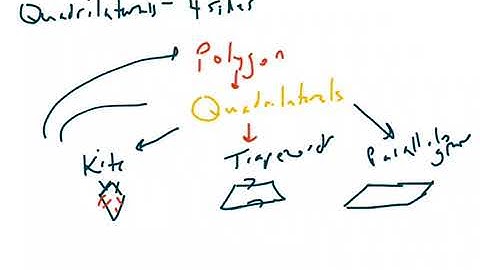 Classify 2D Shapes in Hierarchy Based on Properties