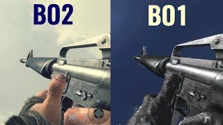 COD Black Ops VS COD Black Ops 2 Gun Sounds