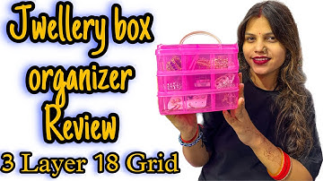 Unboxing and Review of 3 Layer 18 Grid Storage Box.