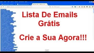 Como Conseguir Lista De Emails Grátis