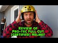 Review of Pro-tec Full Cut (certified) Helmet
