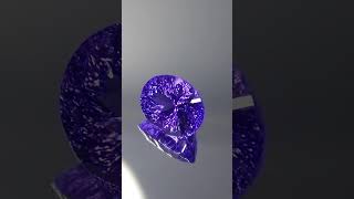 Radiant Kiriko Cut®︎】神秘の美が輝く、蒼紫の誘惑 3.3ct 天然