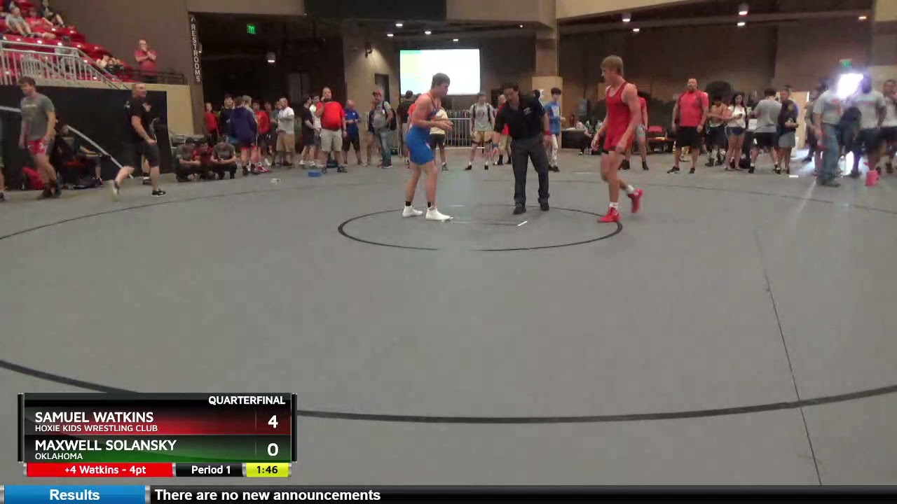 16U Boys 160 Samuel Watkins Hoxie Kids Wrestling Club Vs Maxwell Solansky Tironook School Of Wrest