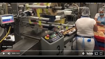 SNEED-JET Titan 21 Inkjet Coder Installed on Flow Wrapper for Date Codes and Lot Codes