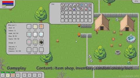 GMan RPG Game - 2.5D graphics in C++ - Demo + Source Code
