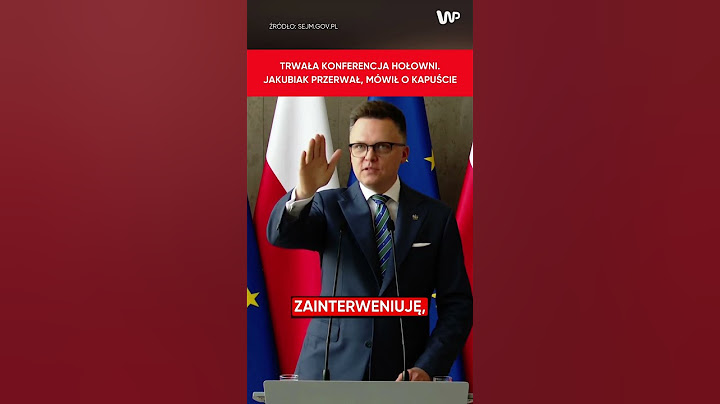 Jakubiak przerwał konferencję Hołowni. Marszałek Sejmu: Nie ma kapusty?! Za chwilę interweniuję