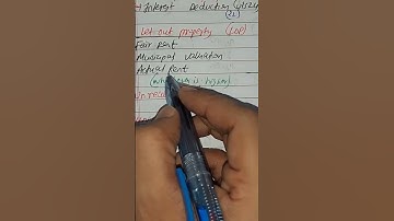 Income from House Property Direct  Taxation #shorts #youtubeshorts