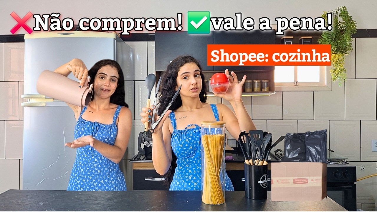 Testei Compras da Shopee para Cozinha… Algumas Eu Me Arrependi!