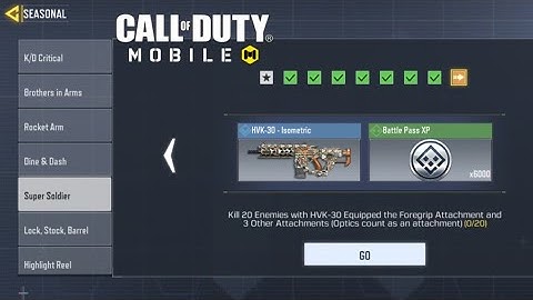 Kill 20 Enemies W/HVK-30 Equipped Foregrip & 3 Attachments(Optic Count an Attachment) | Gameplay #09