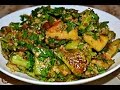 Фантастические кабачки с пикантной заправкой.Очень вкусная закуска.