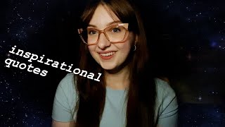 ASMR | Reading Inspirational Quotes about Life and Love (from Pinterest)