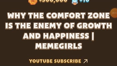 Memefi today video code I Why the Comfort Zone Is the Enemy of Growth and Happiness | MemeGirls