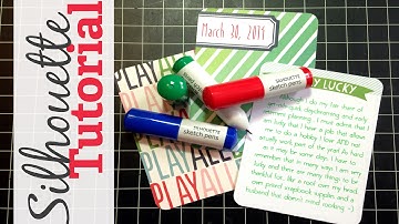 Journaling with Silhouette Pens | Text on a Path (Silhouette Studio)