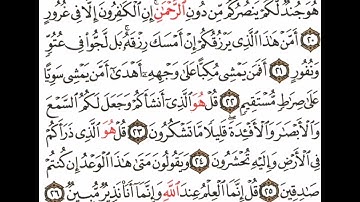 سورة الملك - الشيخ علي الحذيفي