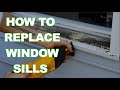 HOW TO remove/replace WINDOW SILLS