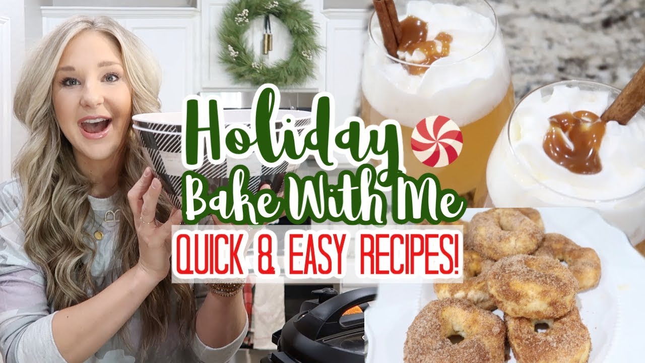 HOLIDAY BAKE WITH ME | AIR FRYER AND INSTANT POT RECIPES | QUICK AND ...