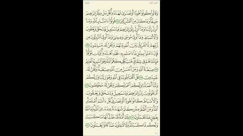 تلاوة  الآيات (( 135   إلى  141 )) من سورة البقرة
