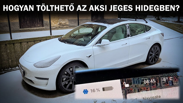 Hogyan (nem) tölthető egy Tesla Model 3 egy fagyos éjszaka után?
