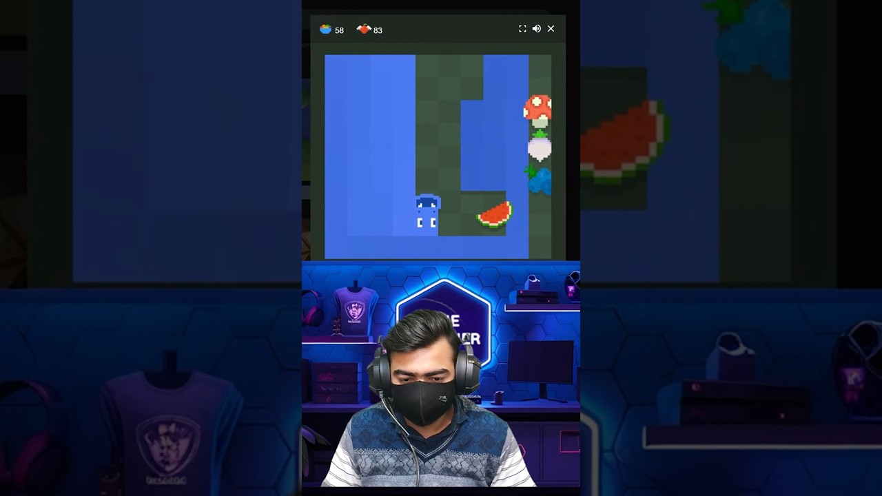 Google Snake Flying Fruits Mode 🍎🐍 | Crazy Challenge! 