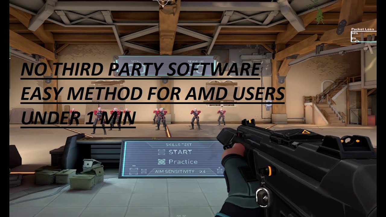 Valorant True Stretched RES Tutorial For AMD Users Under 59 Seconds