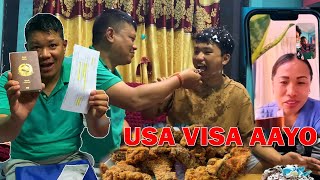 Chhora Ko Usa Visa And Ticket Aayo | Packing The Luggage @tham_thapa