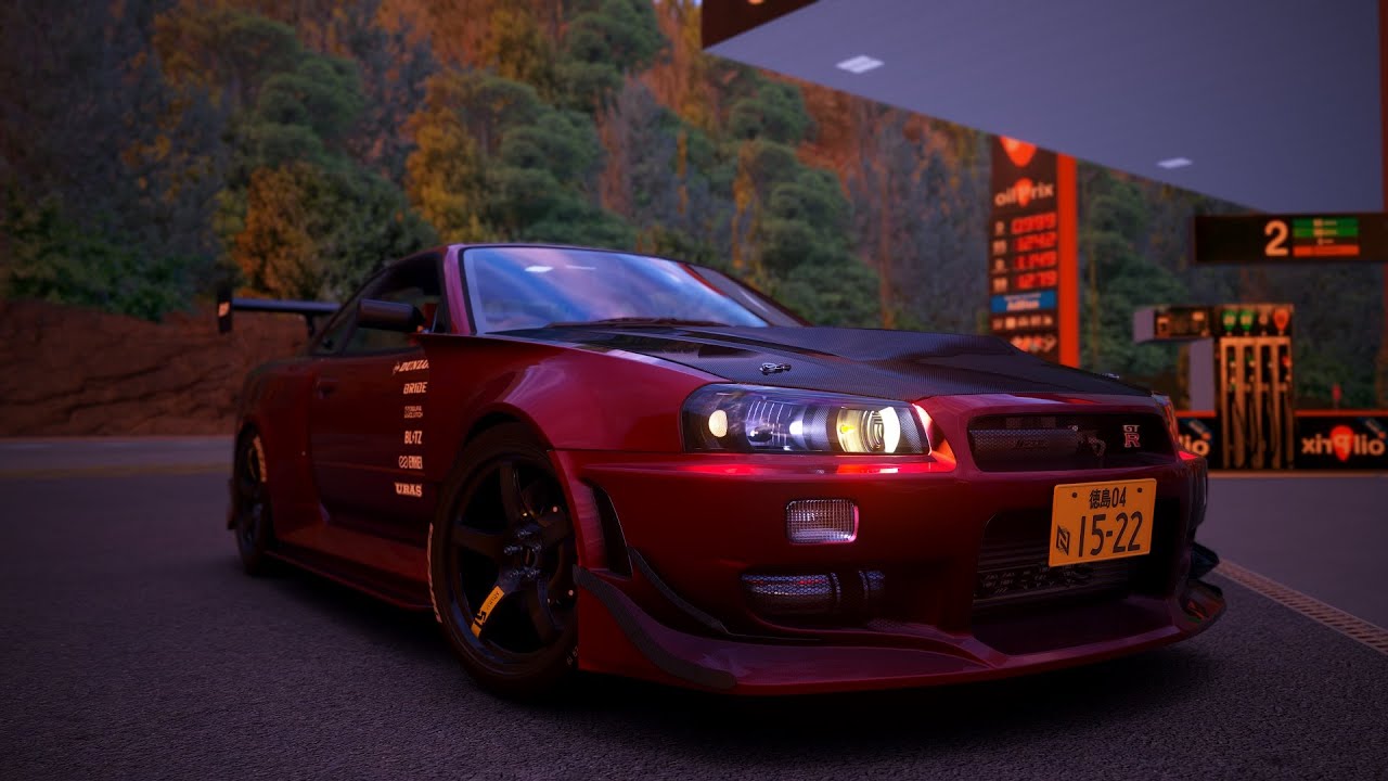 [4K] Assetto Corsa GT-R R34 - YouTube