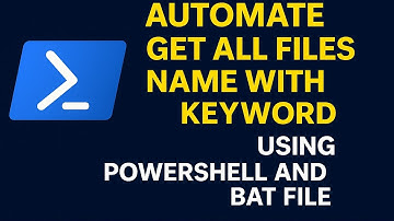 Using PowerShell and .bat file to get files listing in folder and sub-folders