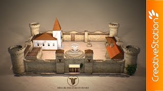 Castle - 3D Speed art (#Cinema4D) | CreativeStation