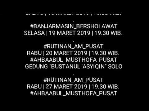 Jadwal Sholawat Habib Syech Bin Abdul Qodir Assegaf Full Bulan Maret 2019
