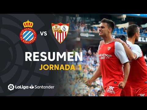 Resumen de RCD Espanyol vs Sevilla FC (0-2)