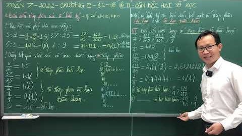 TOÁN 7 - 2022 - CHƯƠNG 2 - BÀI 1 - SỐ VÔ TỈ - CĂN BẬC HAI SỐ HỌC - PHẦN 1 - THẦY KENKA