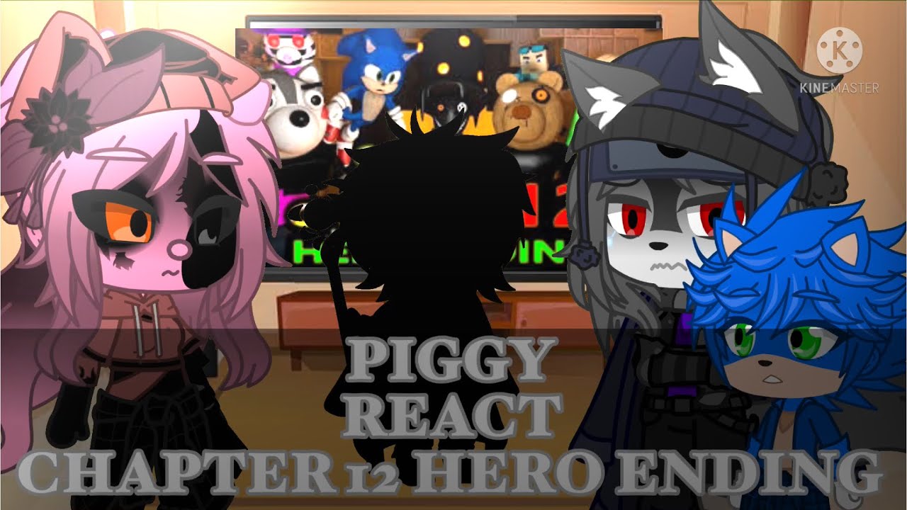 PIGGY REACT SONIC&BALDI VS PIGGY BOOK 2 CHAPTER 12 /HERO ENDING