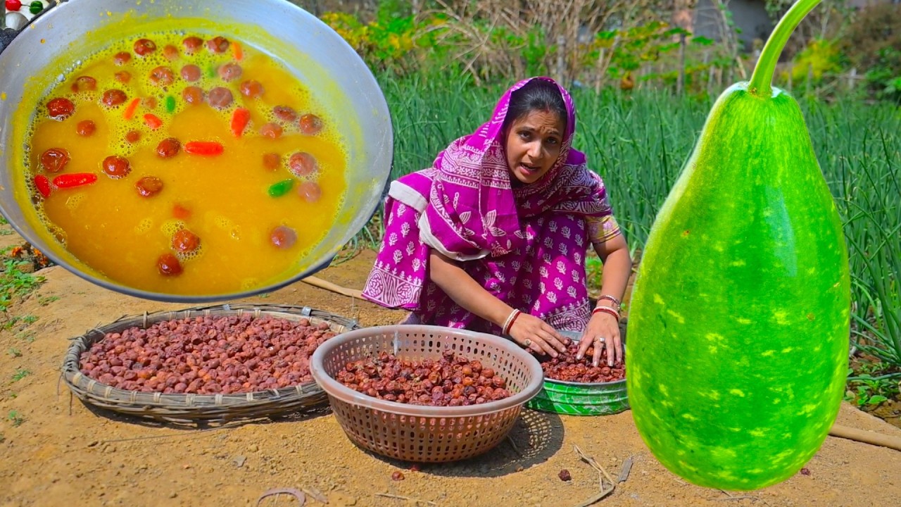 বাগানের কচি লাউ দিয়ে কৈয়ের ঝোল সঙ্গে পাকা কুল দিয়ে মুসুর ডাল রান্না | Koi macher jhol recipe