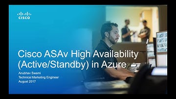 Cisco ASAv HA in Azure overview and deployment (Part-1)