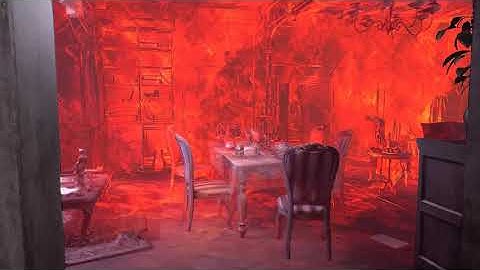 Unreal Engine 5  Post Process Fire Effect