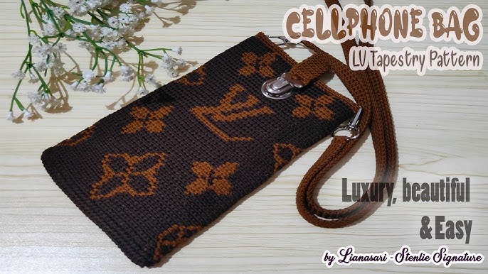 tapestry crochet bag louis vuitton crochet pattern