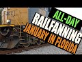 Allday railfanning january in florida