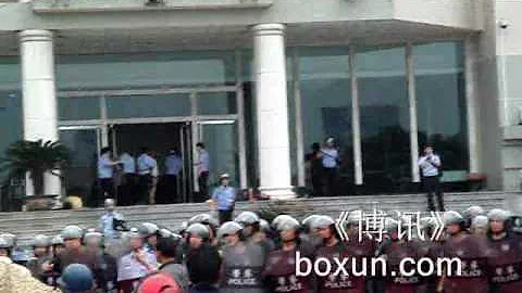 佛山稔海村反抗非法征地，村民被抓後示威衝突震撼視頻n - 天天要聞