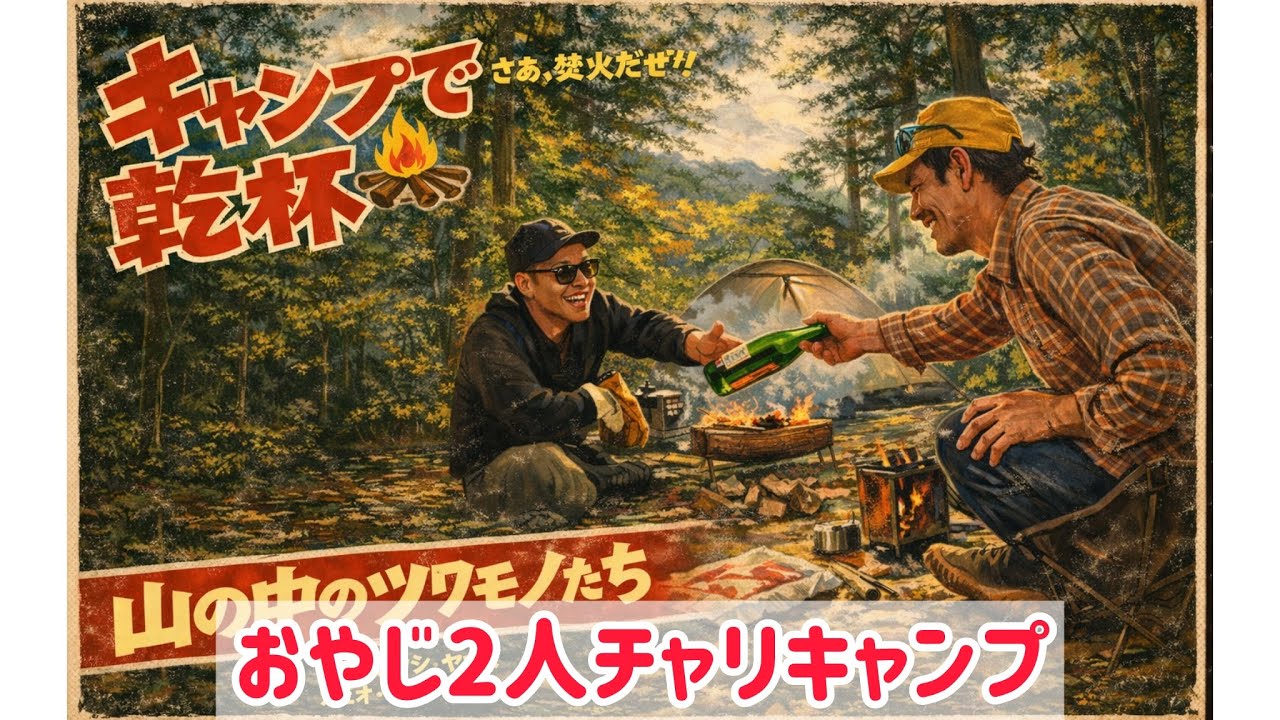 【ミニベロおじさん2人だらだら自転車キャンプ】だらだら観てください。　2025.11