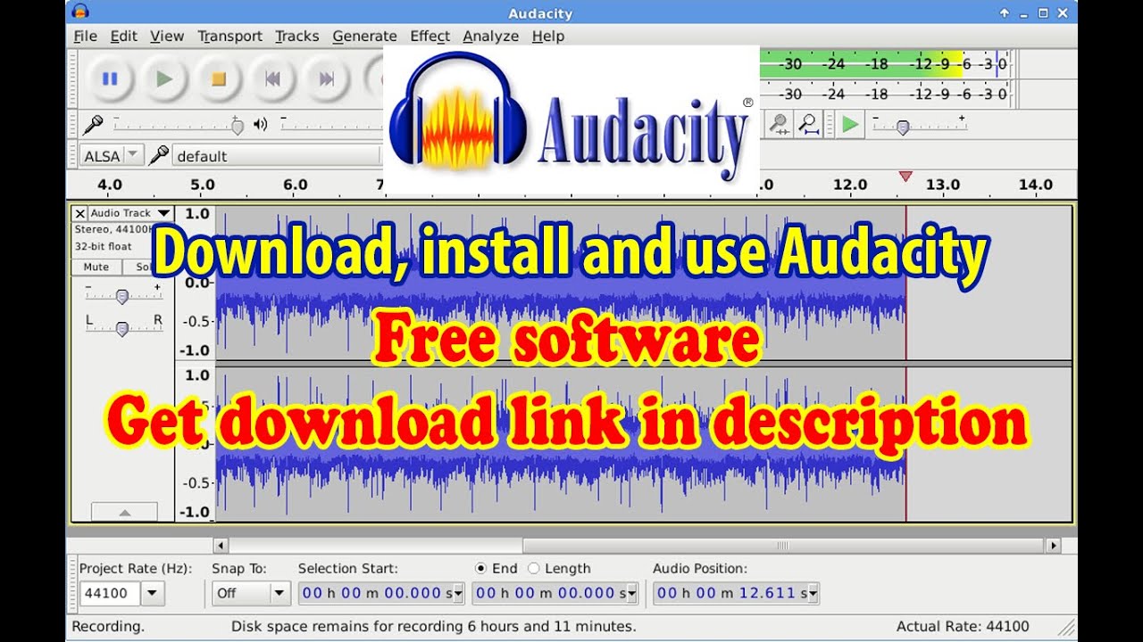 download and install audacity