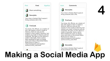Making a Social Media App 2: Episode 4 (Swift 4, Xcode 9)